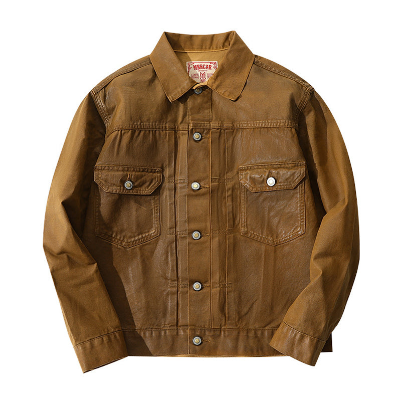 507 Reprint PU Coating Red Selvedge Denim Jacket
