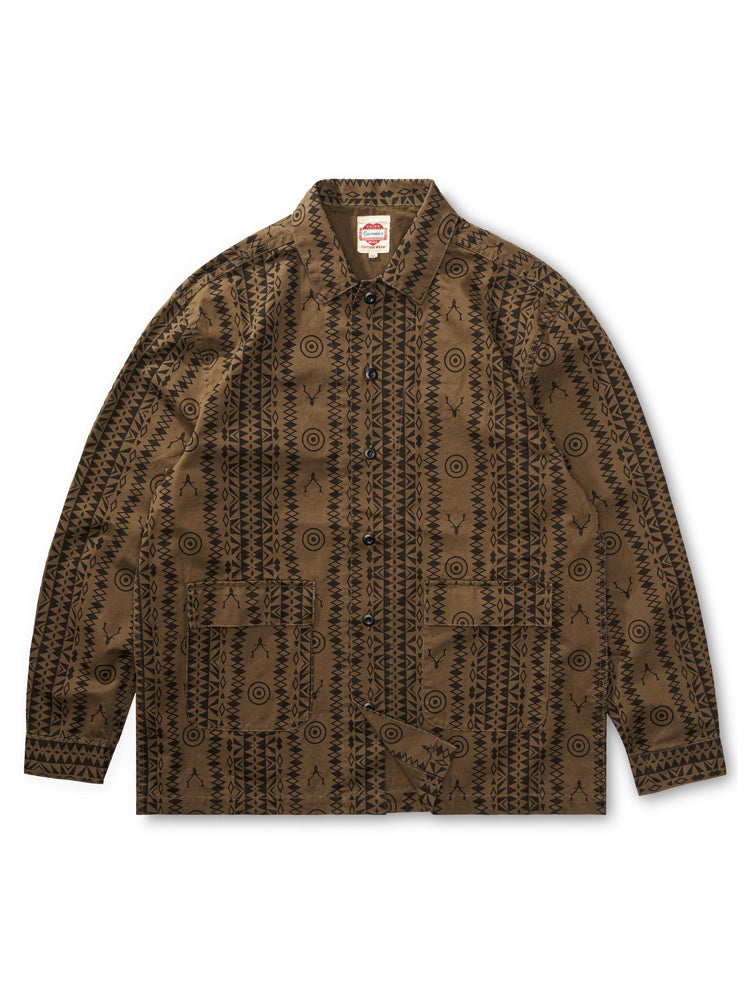 The West Coast Ethnic Pattern Work Shirt