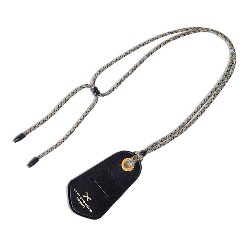 neck leather glasses holder