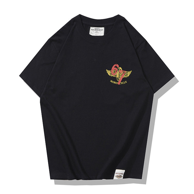 Limited time front/back print biker tee