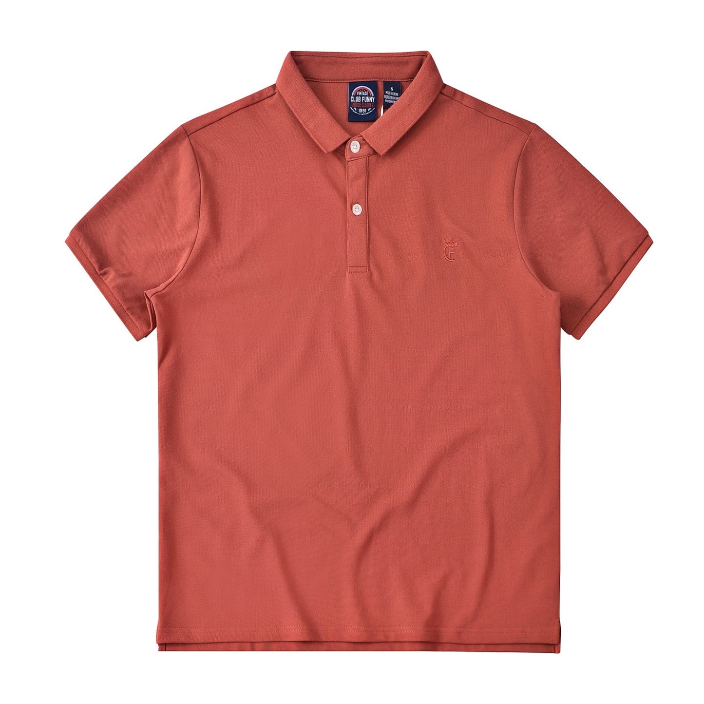 4 colors to choose from Basic polo shirt with embroidery