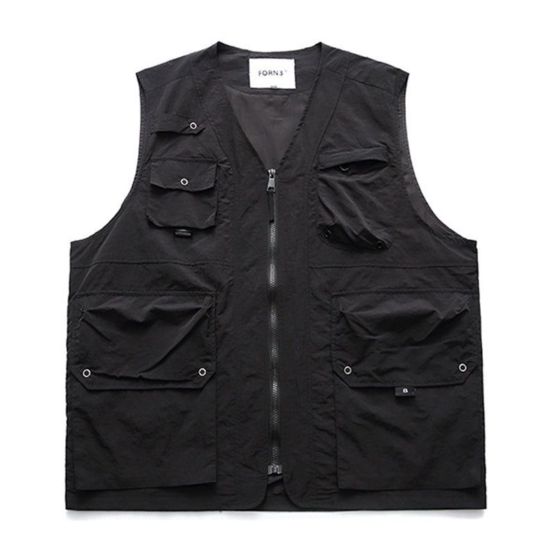 Outdoor multi-pocket function work vest