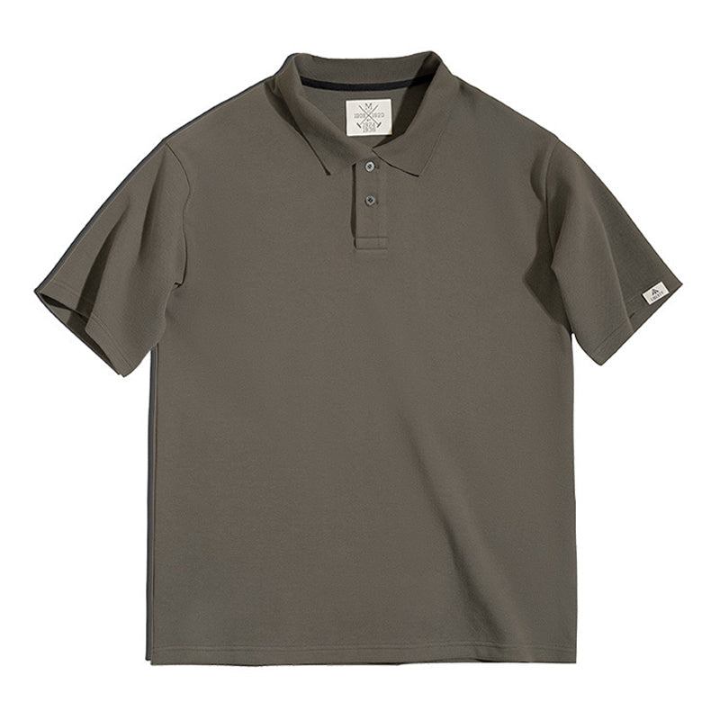 plain pique polo shirt