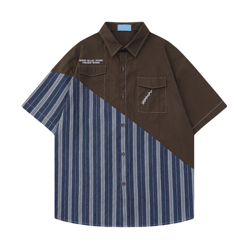 Retro Stripe Pocket Shirt