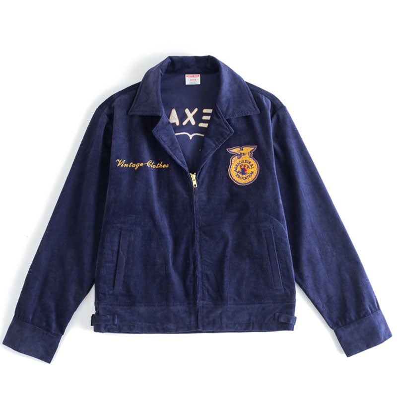 FFA corduroy embroidered jacket TEXAS