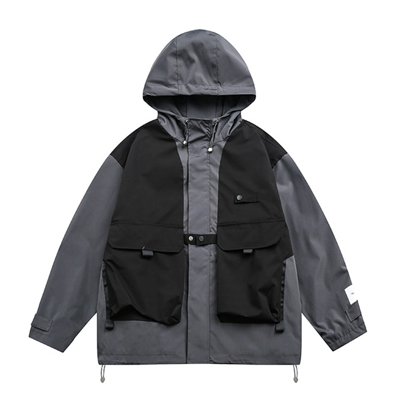Outdoor faux layered mountain jacket