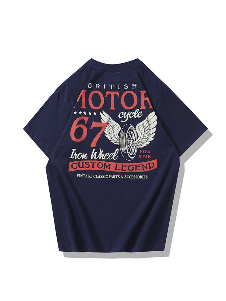 Limited time front/back print biker tee