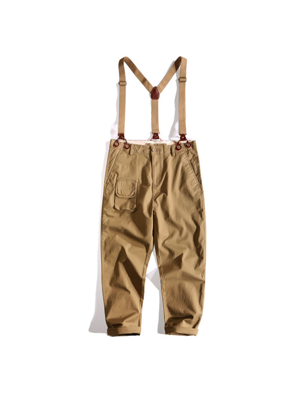 American Casual Vintage Suspender Work Pants
