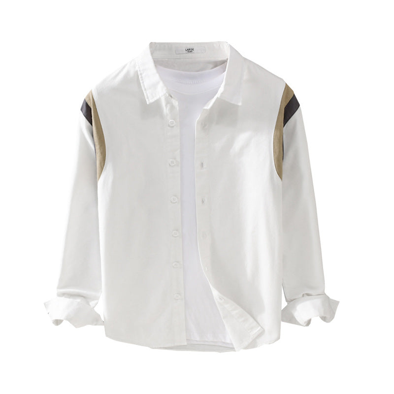 Fashionable retro long-sleeved shirt