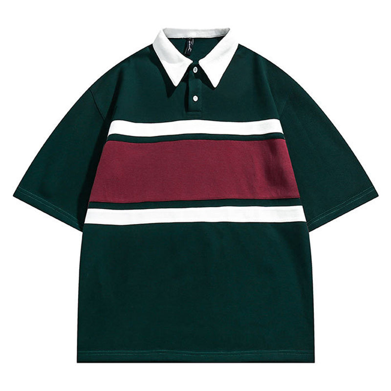 Color switching golf polo shirt