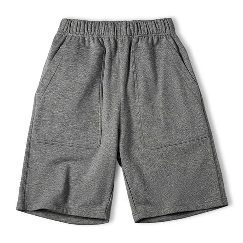 Heavyweight half length knit shorts