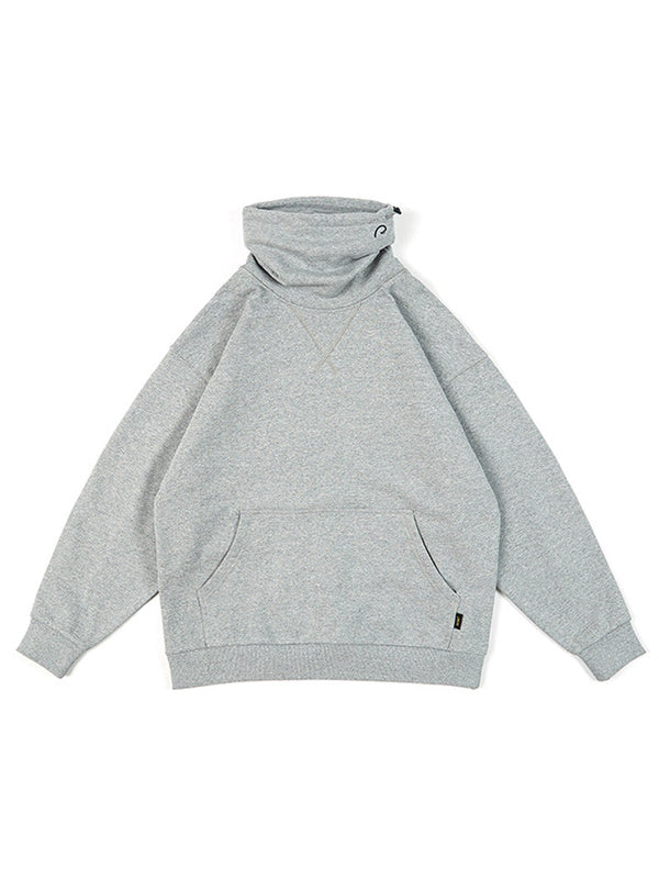 Off turtleneck sweat with drawcord