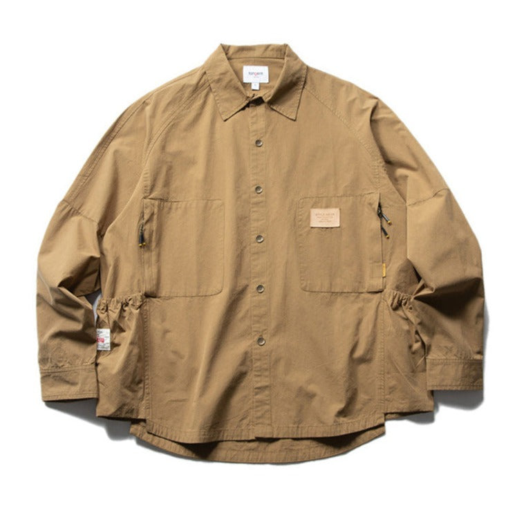 Work shirt with side pockets