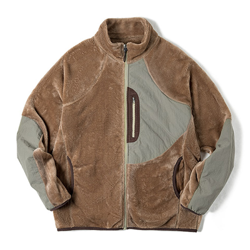 URBAN OUTDOOR フリースパッチワークジャケット