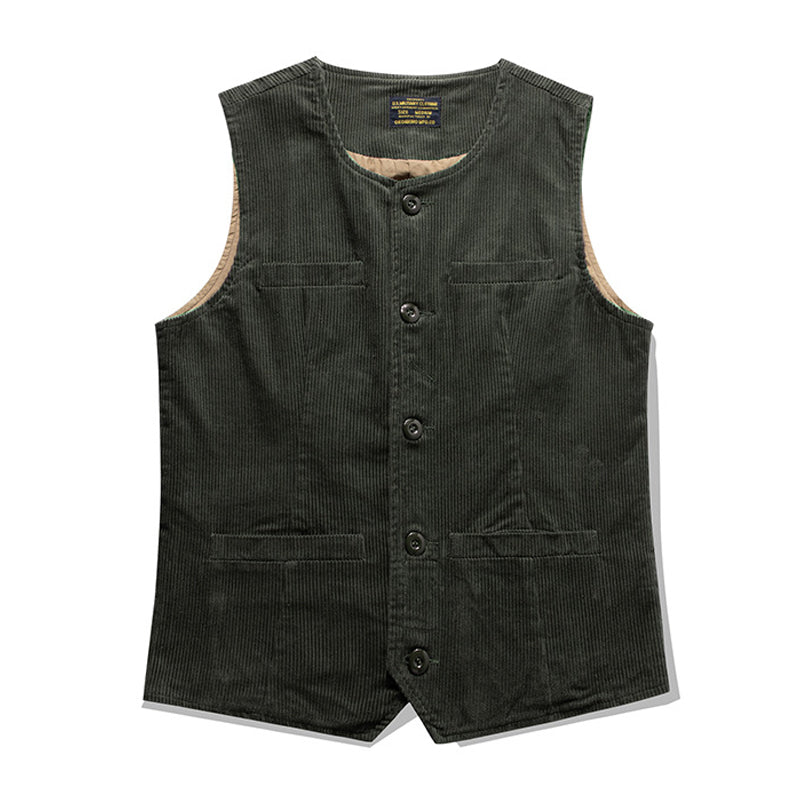 vintage corduroy work vest