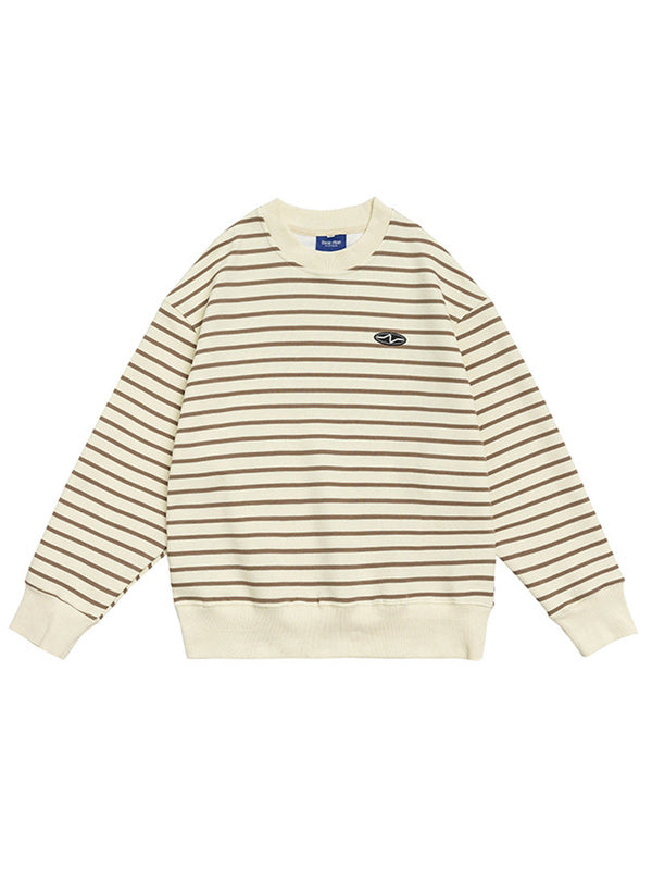 Single border cool neck sweat