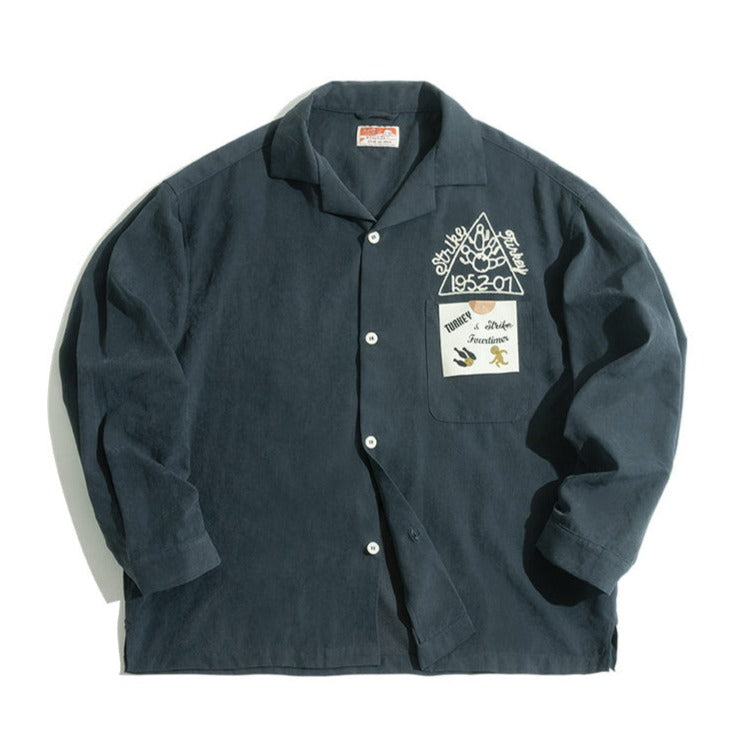 bowling cuban collar shirt