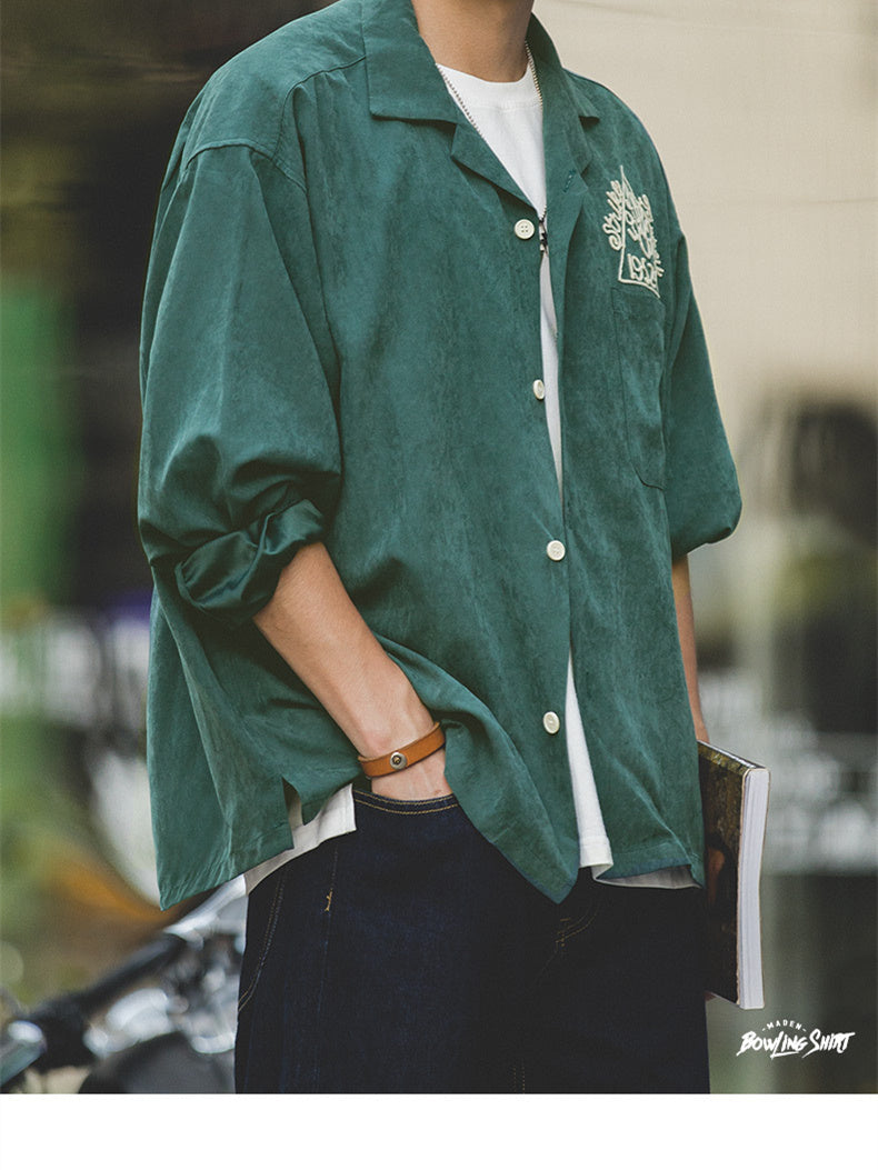 bowling cuban collar shirt
