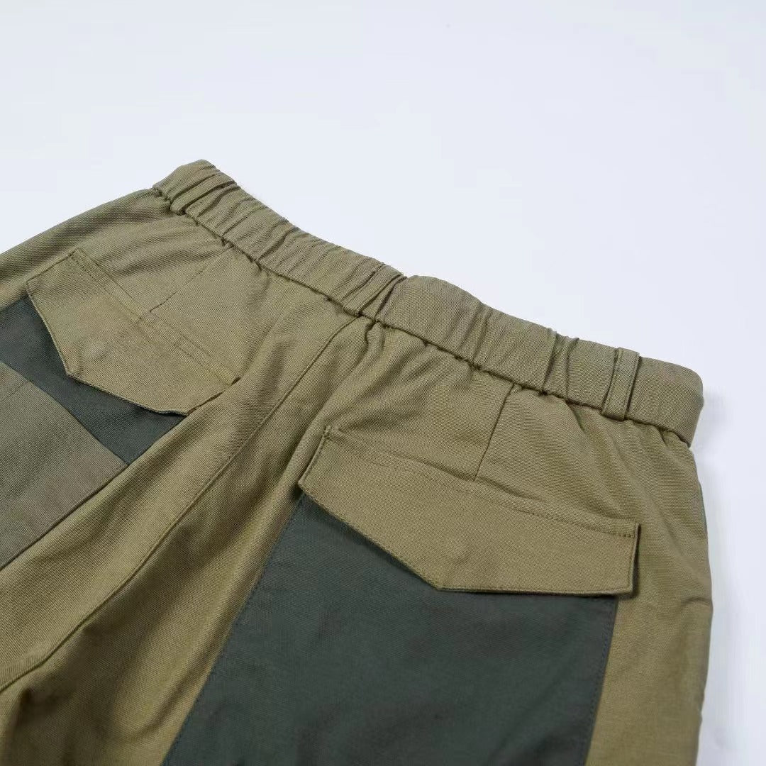 配色切替ポケット ショートパンツ