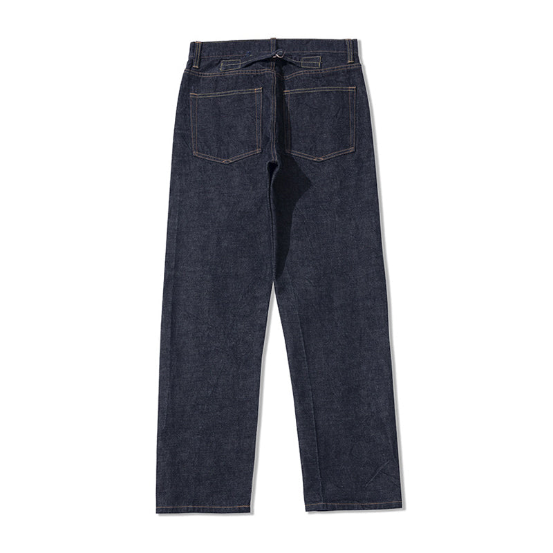 15oz button fly red ear denim pants