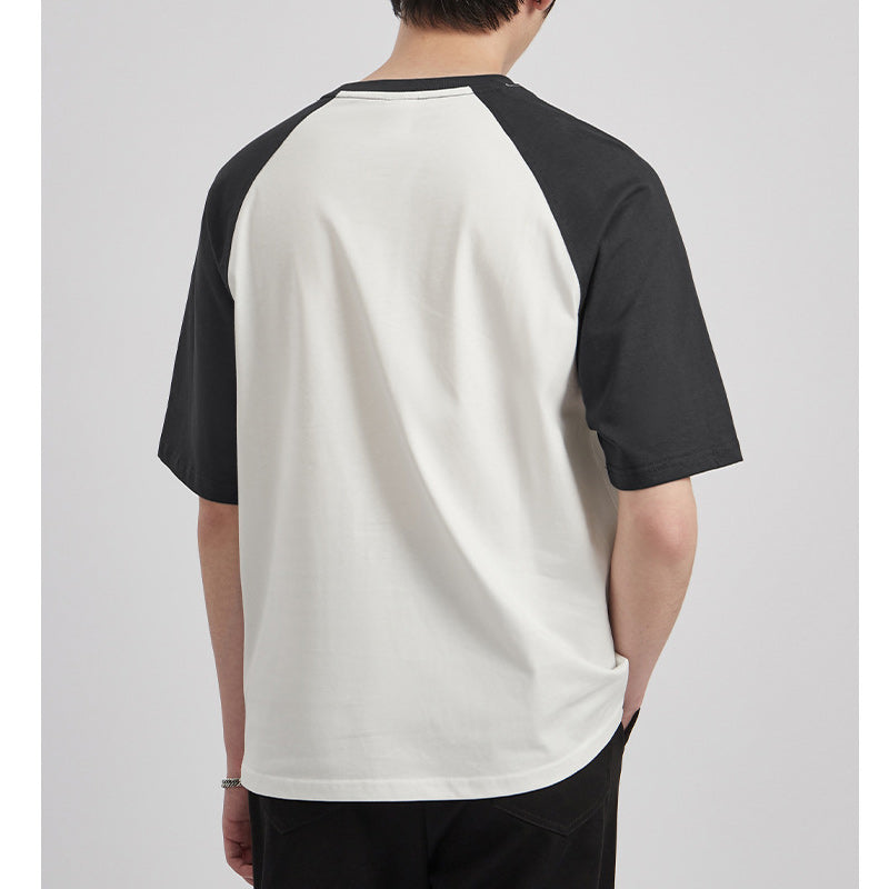 Simple color scheme casual T-shirt