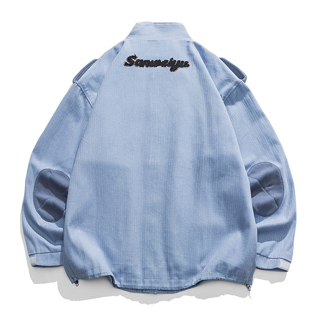 Color Scheme Large Capacity Pocket Stand Collar Jacket