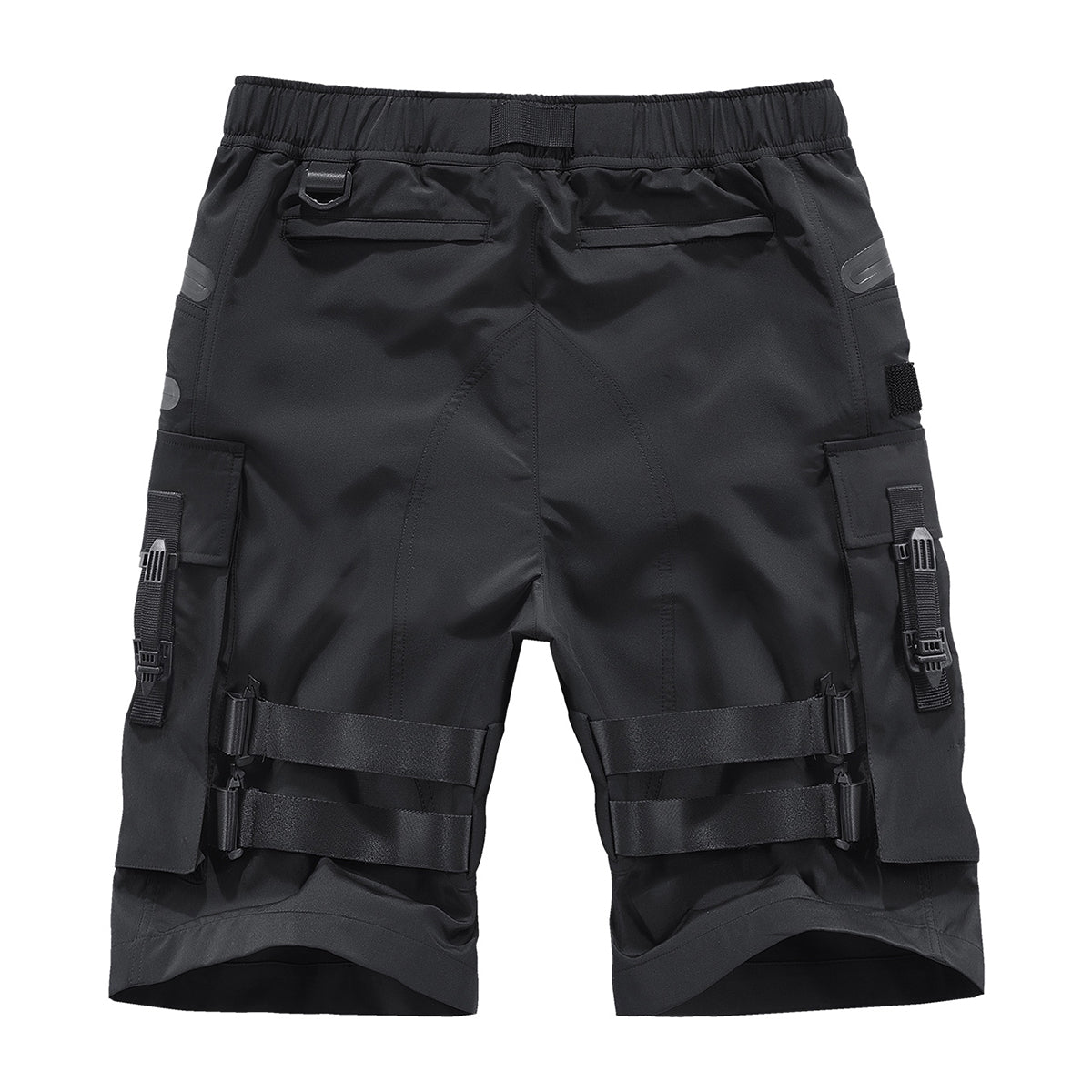 Detachable grosgrain tape parachute shorts