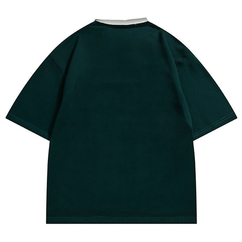 Color switching golf polo shirt