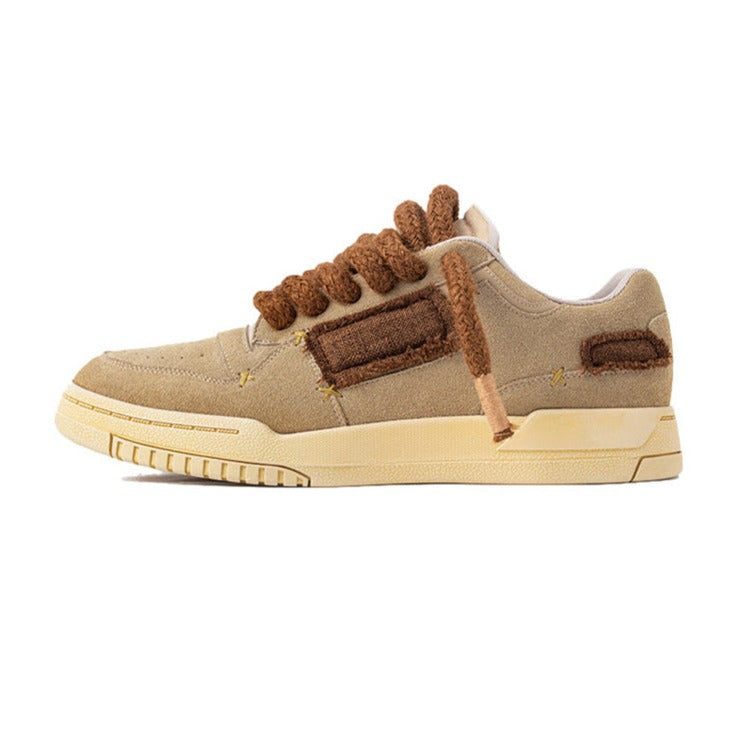 80's OG JUTE ROPE sneakers with linen patch