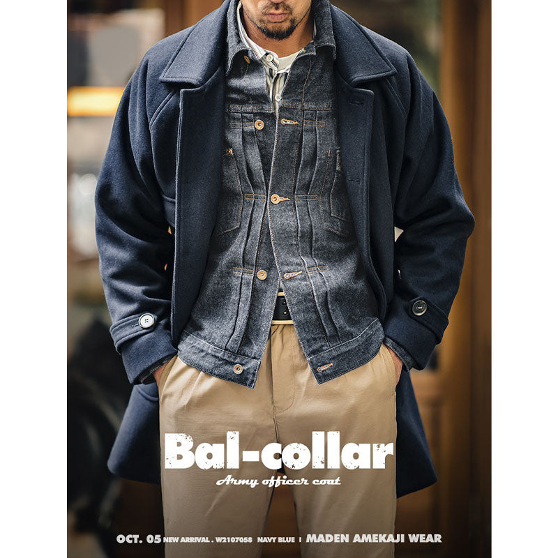 Bal-Collar long coat