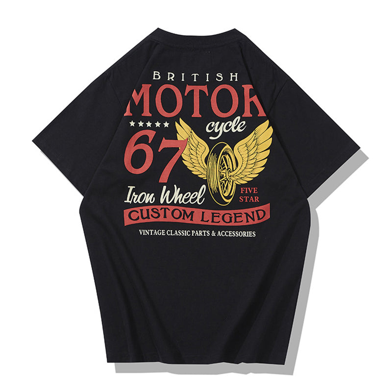 Limited time front/back print biker tee