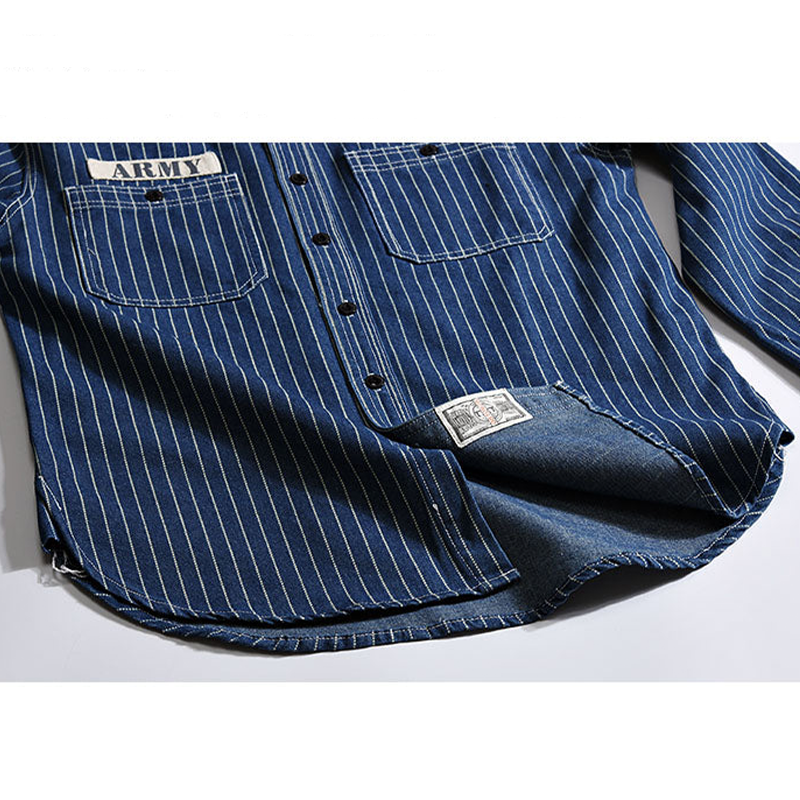 wabash denim work shirt