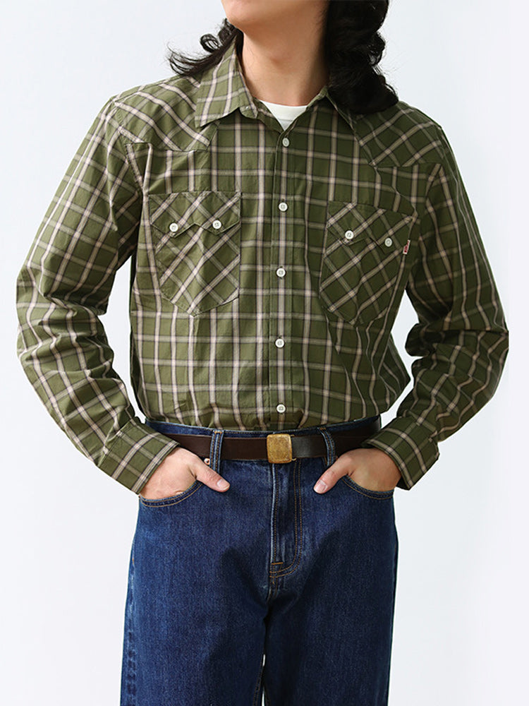 100% Cotton American Casual Vintage Check Shirt