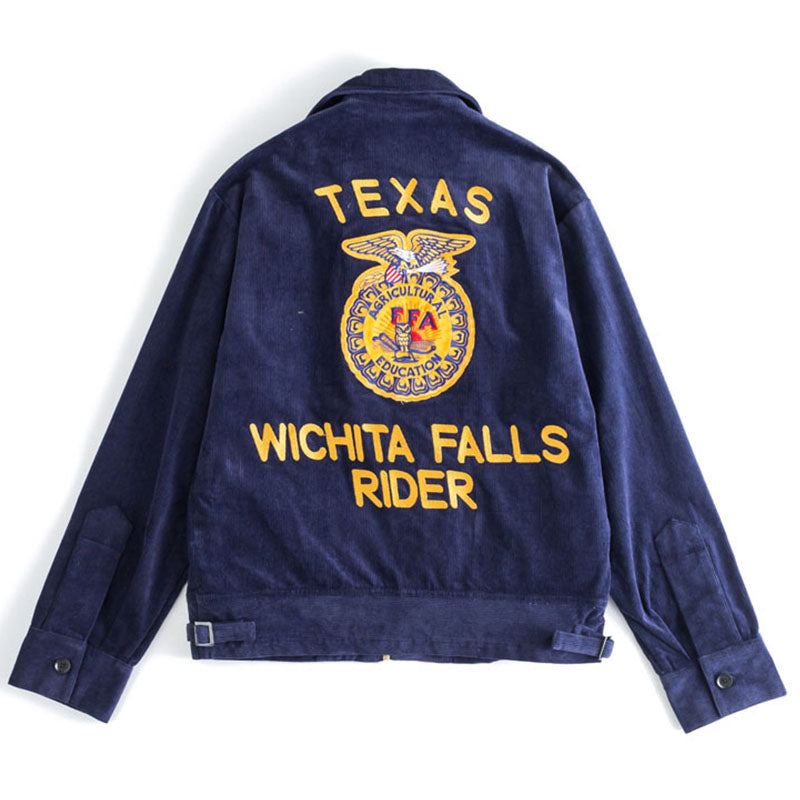 FFA corduroy embroidered jacket TEXAS