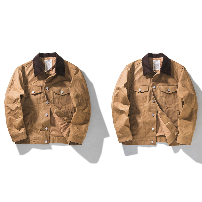 OUTDOOR waterproof waxed short jacket