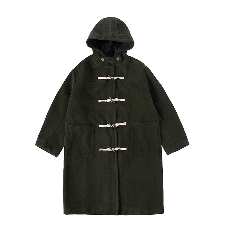 wool-like duffle coat