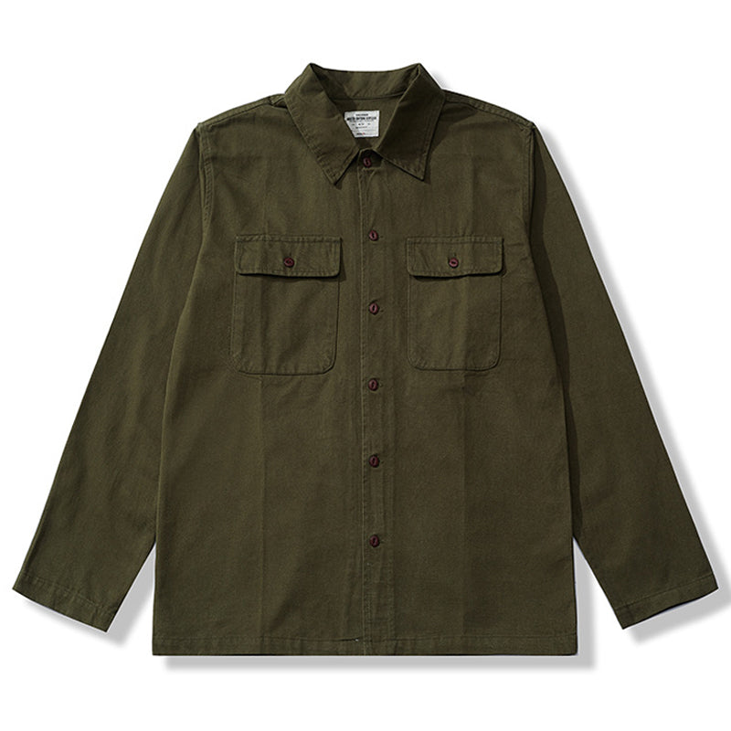 1976 West Coast Slightly brushed shirt with back alphabet embroidery