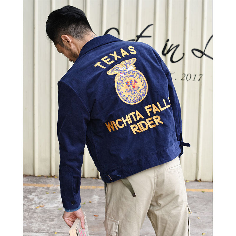 FFA corduroy embroidered jacket TEXAS