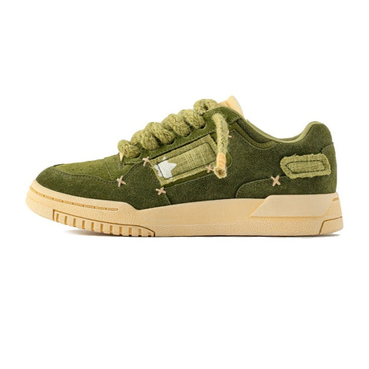80's OG JUTE ROPE sneakers with linen patch