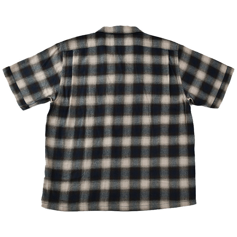 1960s~ Ombre Check Cuban Shirt