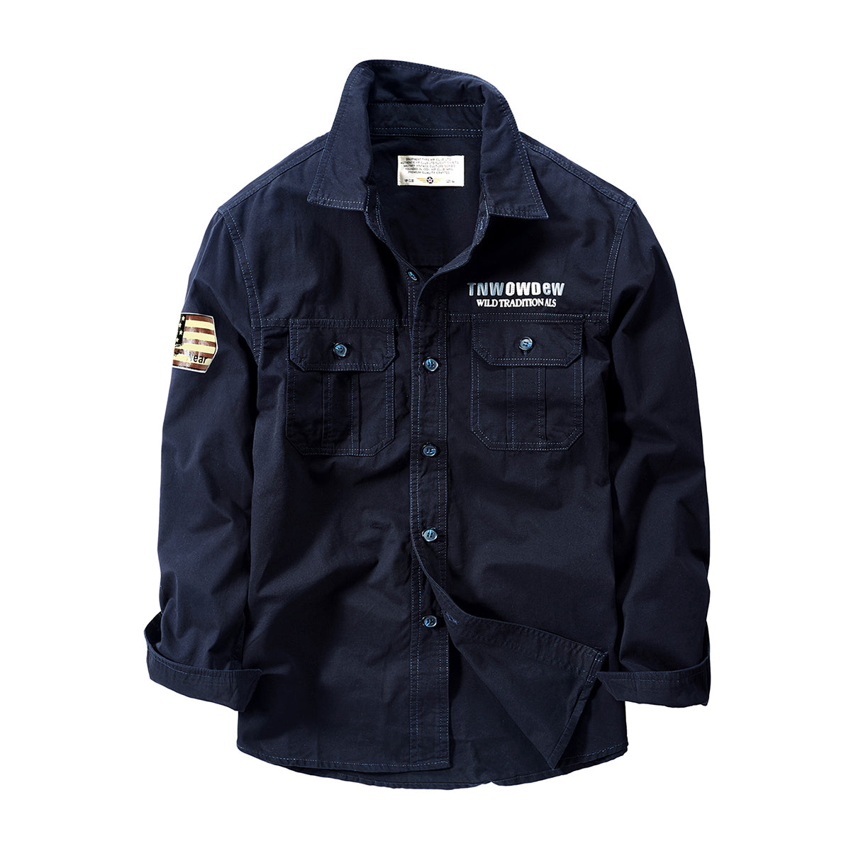 3色選べ60's U.S.ARMY コットンユーティリティーシャツ