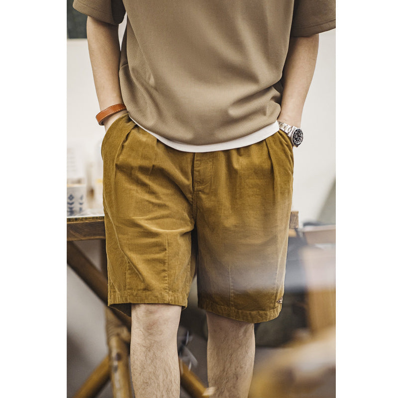 corduroy sweat shorts