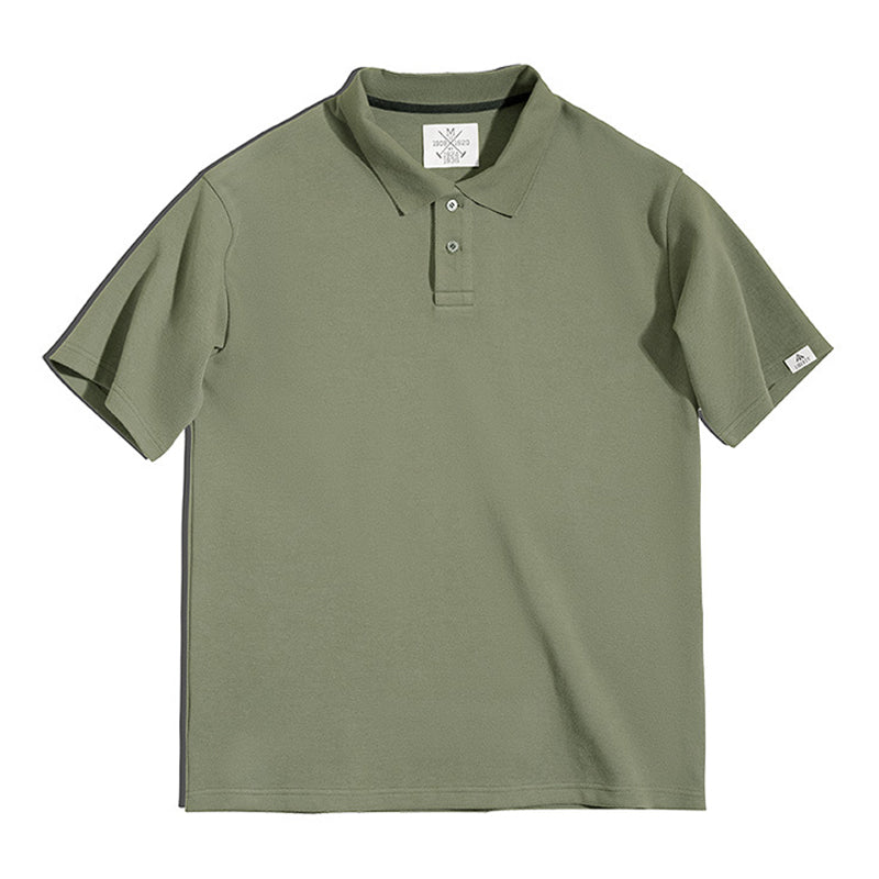 plain pique polo shirt