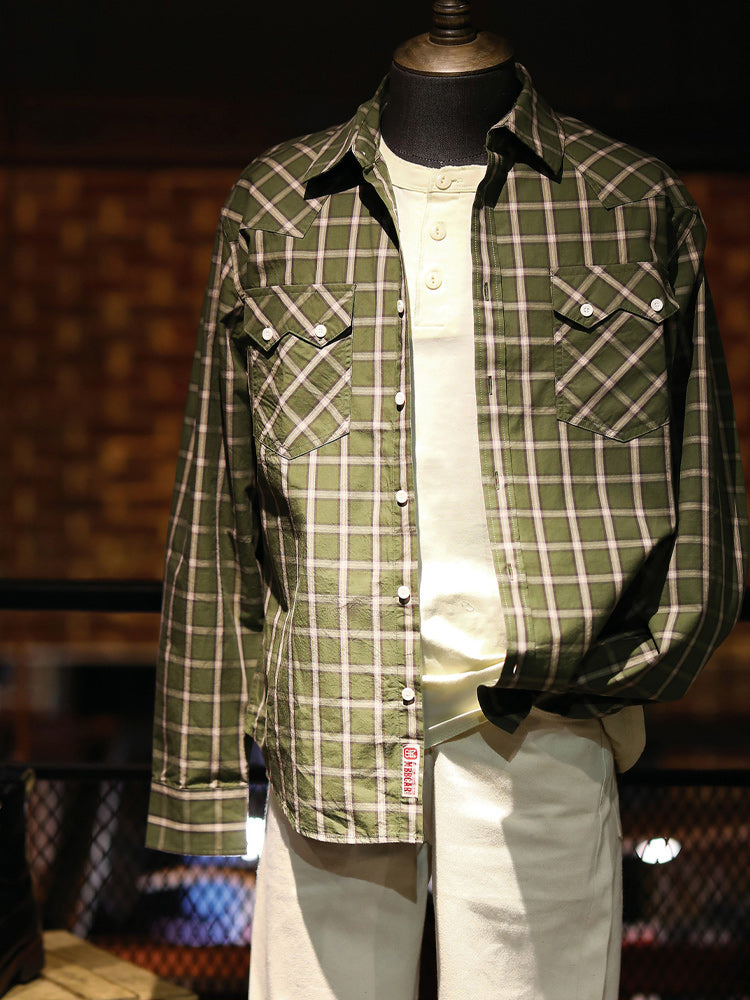 100% Cotton American Casual Vintage Check Shirt