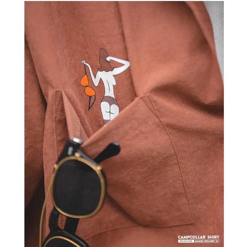 peach skin shirt