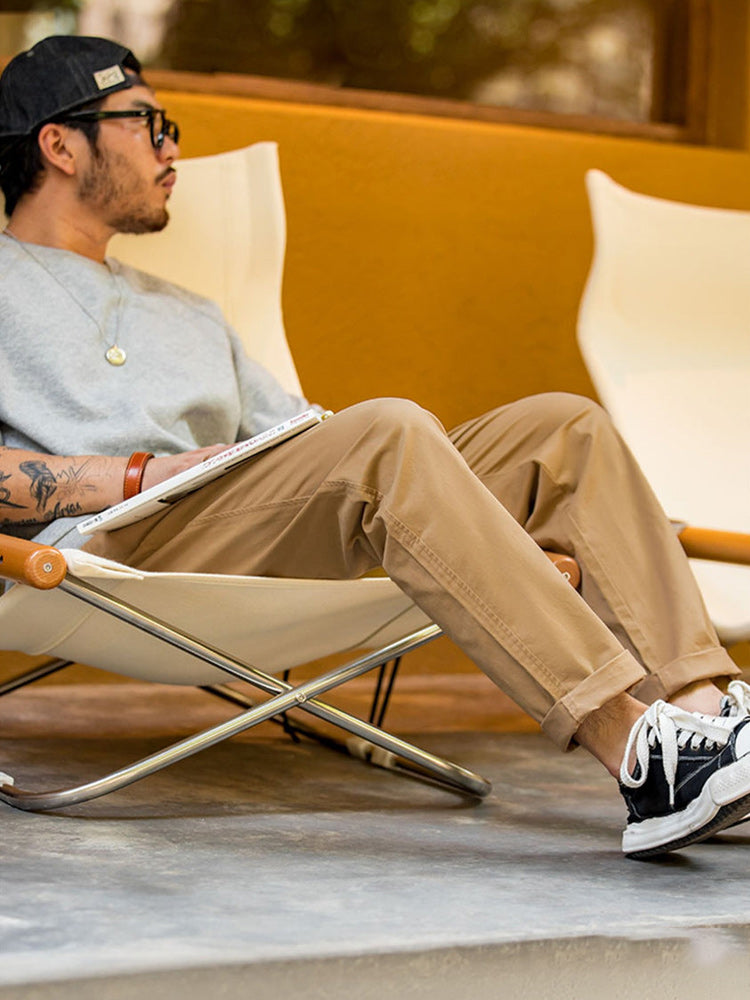 sanded twill chinos