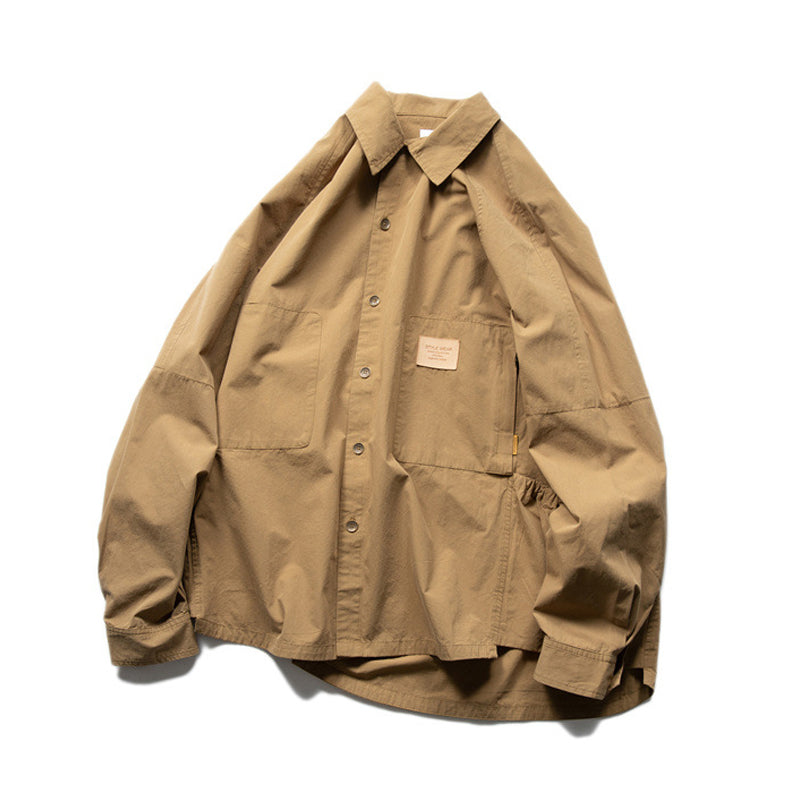 Work shirt with side pockets