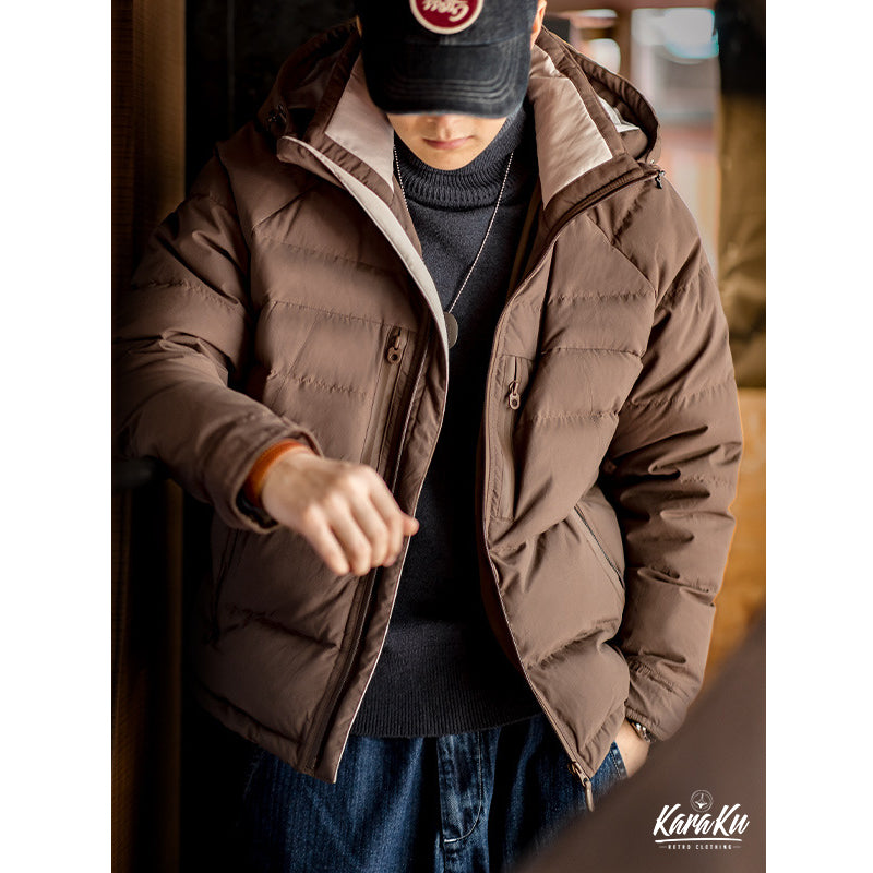Gorpcore Style functional down jacket