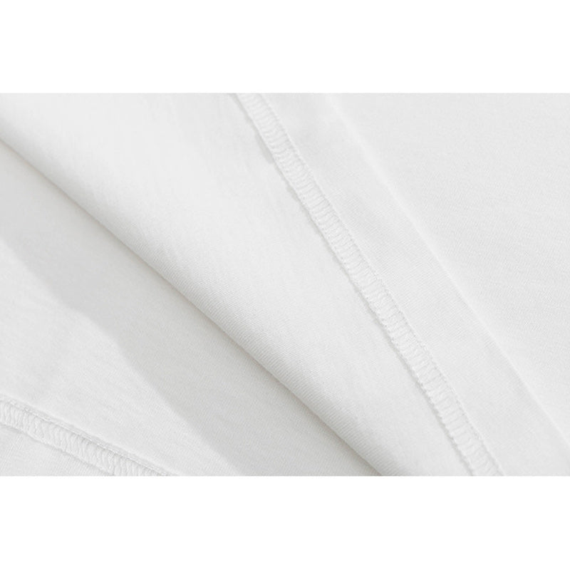 Embroidered pocket cotton tee