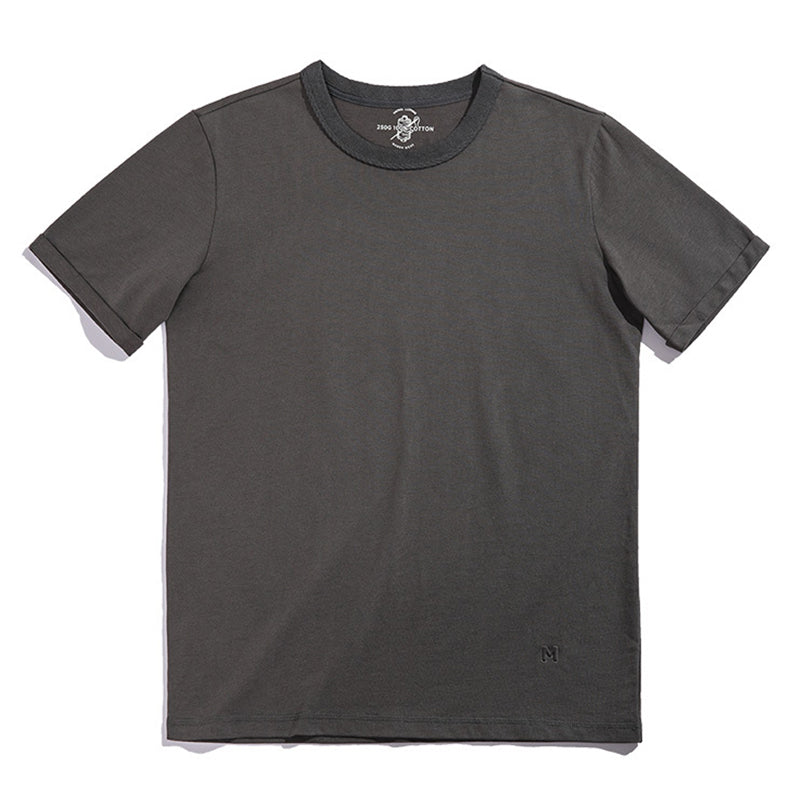 Heavyweight 100% cotton plain T-shirt